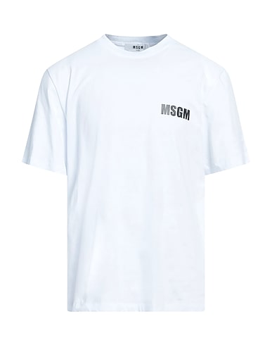 MSGM T-Shirt BIANCO 100% Baumwolle