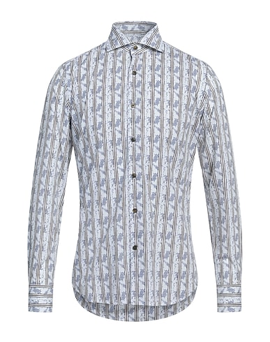 SONRISA Camisas de rayas Blanco 100% Algodón