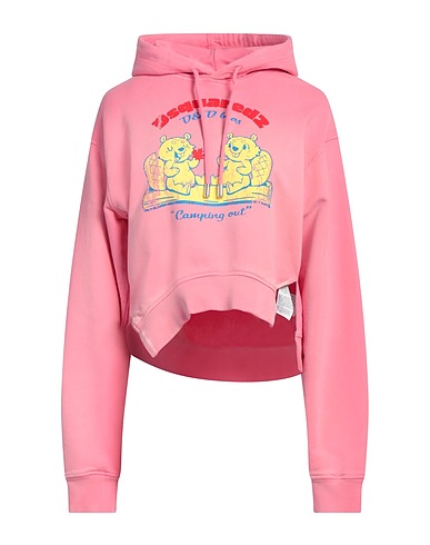 DSQUARED2 Hoodie Rosa 100% Baumwolle, Elastan
