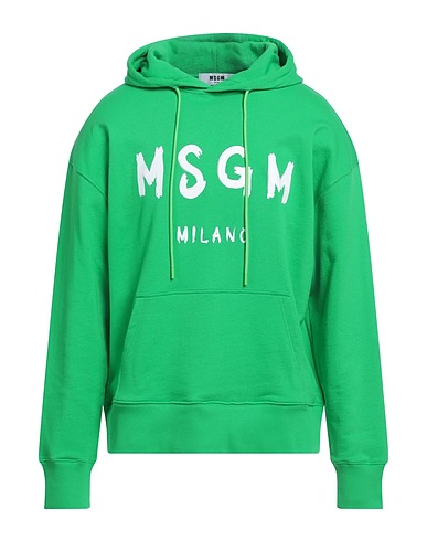 MSGM スウェット グリーン コットン 100%