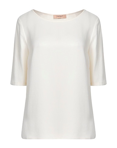 TWINSET Top OFF WHITE 100% Viskose