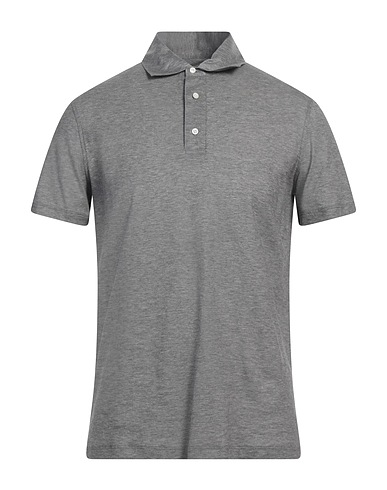 ISAIA Polo Grigio 100% Cotone