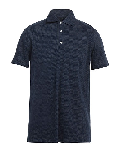 ISAIA Polo Blu notte 100% Cotone