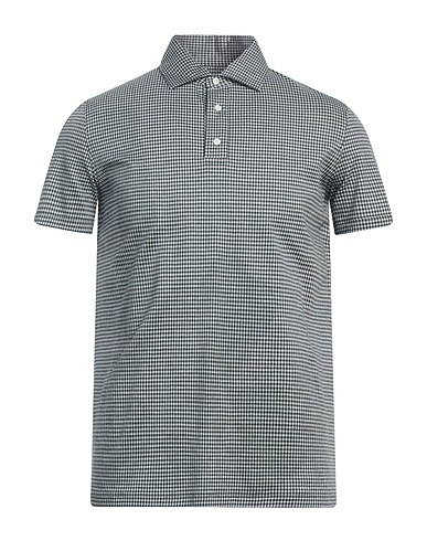 ISAIA Polo Verde scuro 100% Cotone