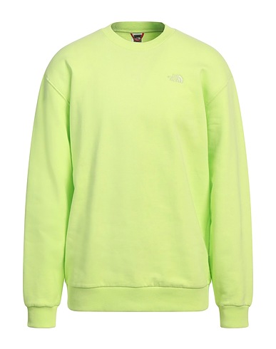 THE NORTH FACE Sweatshirt Lime green 100% Cotton