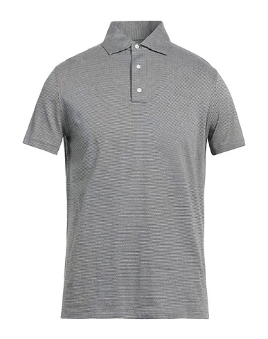 ISAIA Polo shirt Grey 100% Cotton