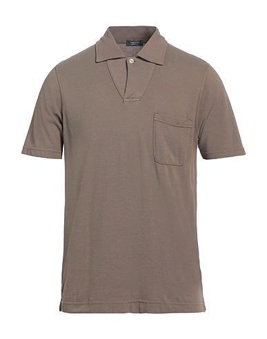 ROSSOPURO Polo Nocciola 100% Cotone