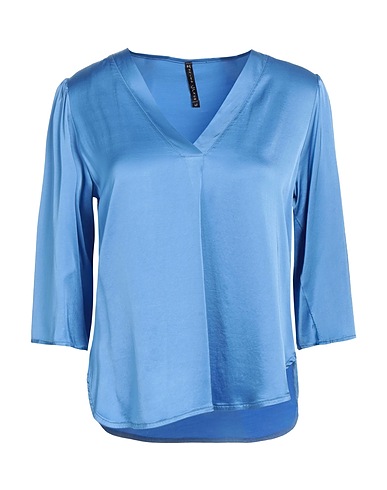 MANILA GRACE Top Blu chiaro 98% Viscosa, 2% Elastan
