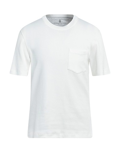 BRUNELLO CUCINELLI Basic T-shirt White 100% Cotton