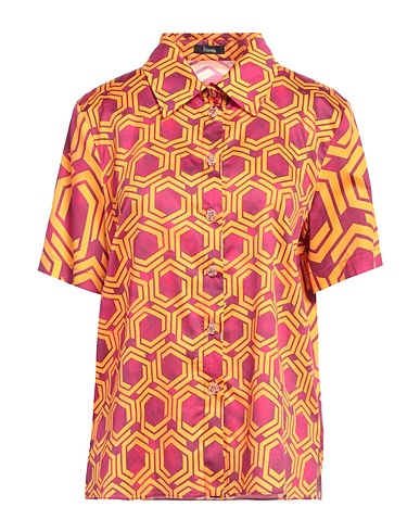 HANITA Patterned shirts & blouses Orange 100% Cotton
