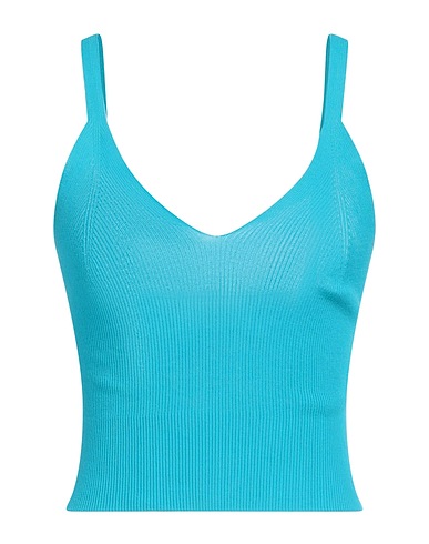 P.A.R.O.S.H. Top Azure 82% Cotton, 18% Polyamide
