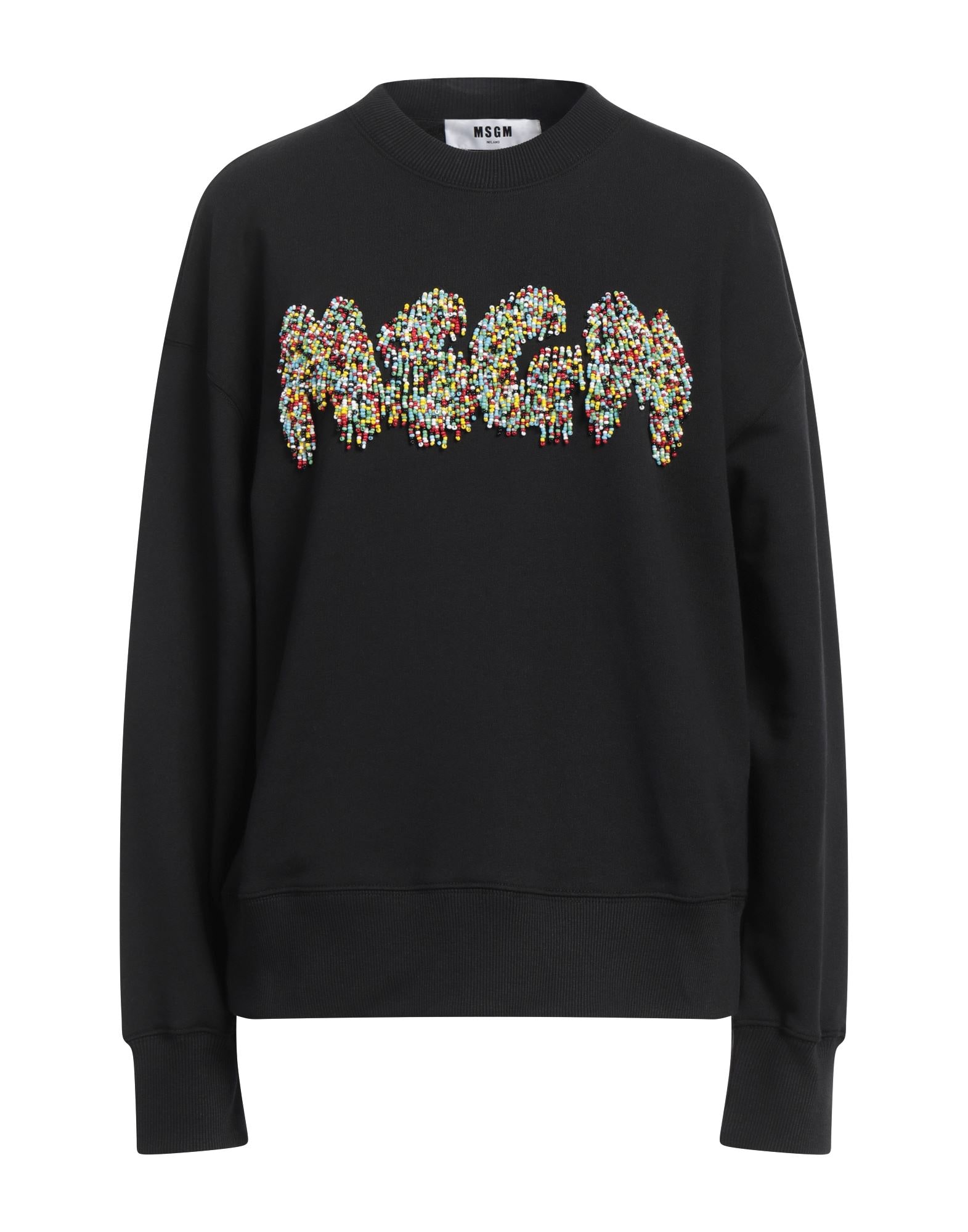 MSGM | Black Women's Hooded Sweatshirt | YOOX