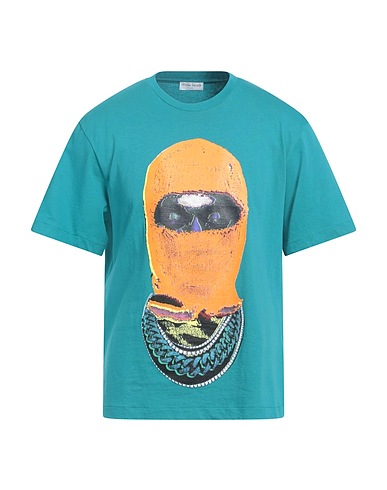 IH NOM UH NIT T-shirt Emerald green 100% Cotton, Elastane