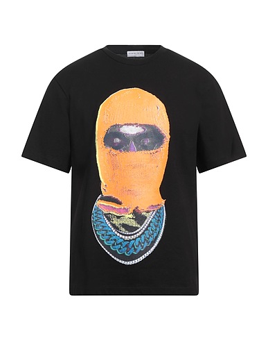IH NOM UH NIT T-shirt Nero 100% Cotone, Elastan