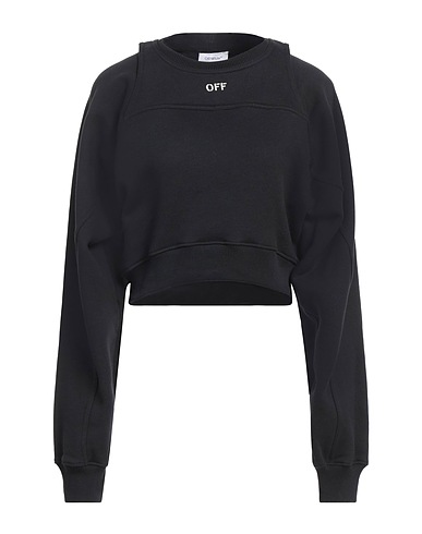 OFF-WHITE™ TOPS & TEES Black 100% Cotton, Elastane