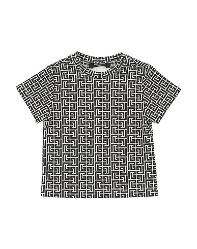 BALMAIN T-shirt Nero 100% Cotone