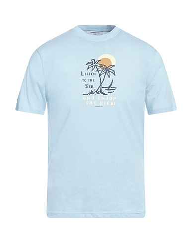 HAMAKI-HO T-shirt Sky blue 100% Cotton