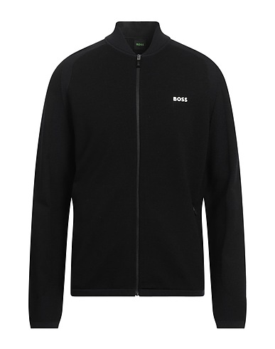 BOSS Cardigan Black 51% Polyamide, 35% Viscose, 14% Polyester