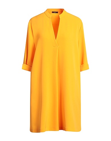 HANITA Minivestido Mandarina 95% Poliéster, 5% Elastán