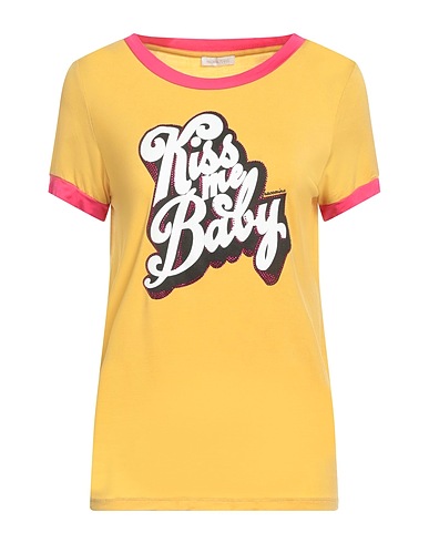 FRACOMINA T-shirt JEANS Marigold 95% Modal, 5% Elastane