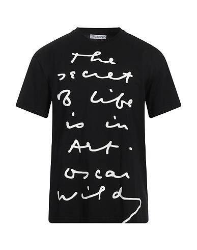 JW ANDERSON T-shirt Black 100% Cotton
