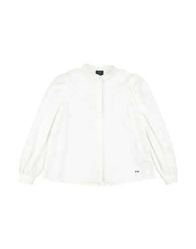 FAY Camicie e bluse tinta unita Bianco 100% Cotone, Poliestere