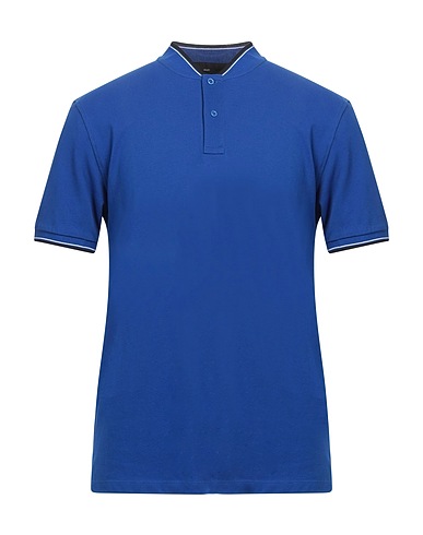 LIU •JO MAN T-shirt Bright blue 95% Cotton, 5% Elastane