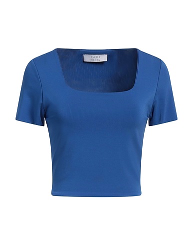 KAOS Crop top Azzurro 75% Acetato, 18% Poliammide, 7% Elastan