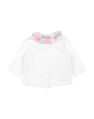 PUCCI Solid colour shirts & blouses White 100% Cotton, Viscose
