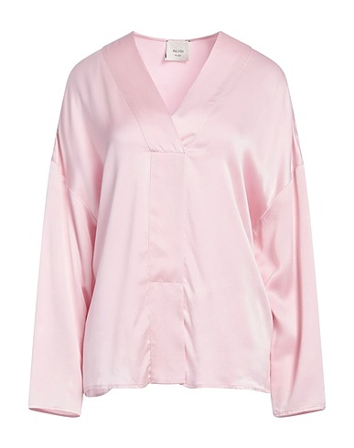 ALYSI Silk top CHOCOLAT Light pink 100% Silk