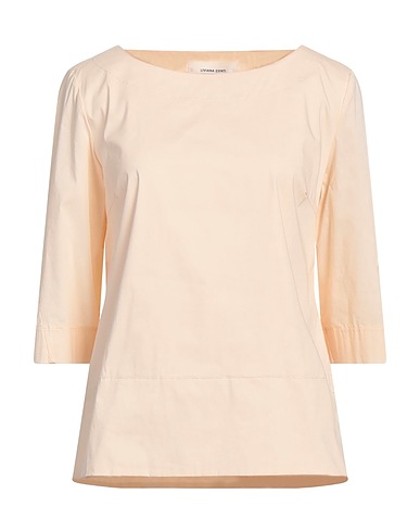 LIVIANA CONTI Top Light pink 68% Cotton, 28% Polyamide, 4% Elastane