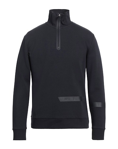 BOSS Sweatshirt Midnight blue 95% Cotton, 5% Elastane