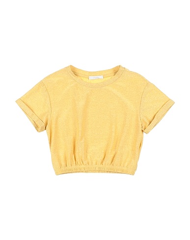 L:Ú L:Ú by MISS GRANT T-shirt Yellow 60% Viscose, 19% Polyester, 16% Polyamide, 5% Elastane