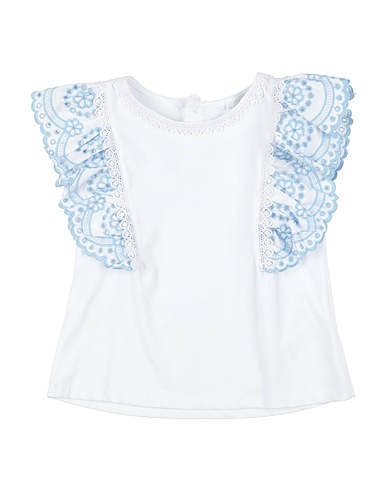 L:Ú L:Ú by MISS GRANT T-Shirt Weiß 94% Baumwolle, 6% Elastan