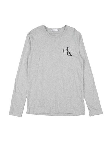 CALVIN KLEIN JEANS T-shirt Grigio 100% Cotone