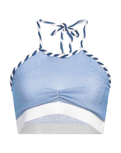 GIORGIO ARMANI Top Blue 73% Viscose, 27% Polyamide, Elastane