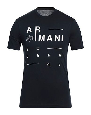 ARMANI EXCHANGE T-shirt Midnight blue 100% Cotton