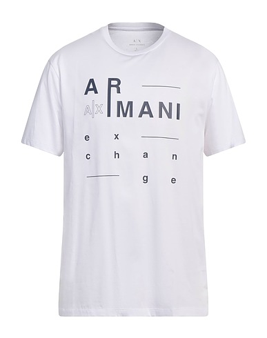 ARMANI EXCHANGE T-Shirt Weiß 100% Baumwolle