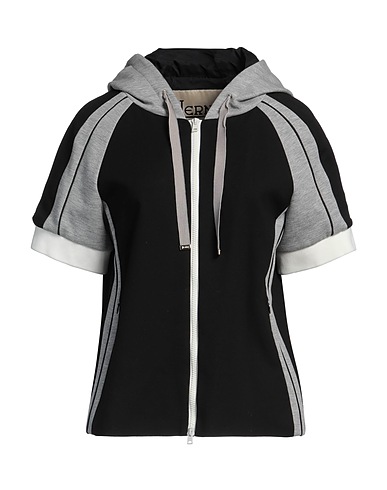 HERNO Jacket Black 100% Cotton, Polyester, Polyurethane, Polyamide, Elastane