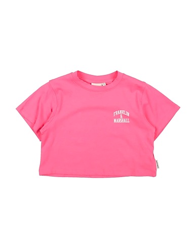 FRANKLIN & MARSHALL T-shirt Magenta 95% Cotton, 5% Elastane