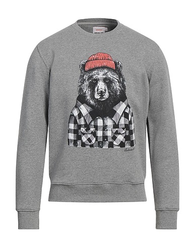 HIDEOUT Sweatshirt Grau 75% Baumwolle, 25% Polyester
