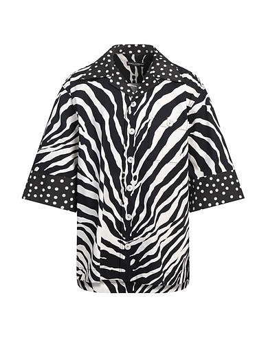 DOLCE&GABBANA Рубашка с рисунком 75% Хлопок, 21% Полиэстер, 4% Эластан