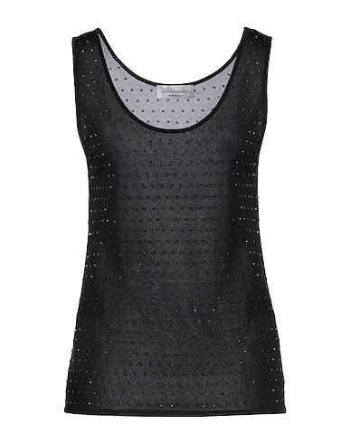 BLUMARINE Top Schwarz 100% Viskose