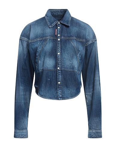DSQUARED2 Jeanshemd Blau 98% Baumwolle, 2% Elastan