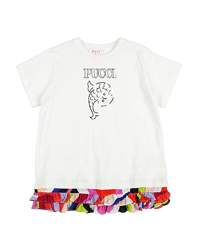 PUCCI T-shirt White 100% Cotton, Viscose
