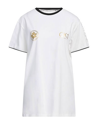 GIANNI KAVANAGH T-shirt White 90% Cotton, 10% Elastane