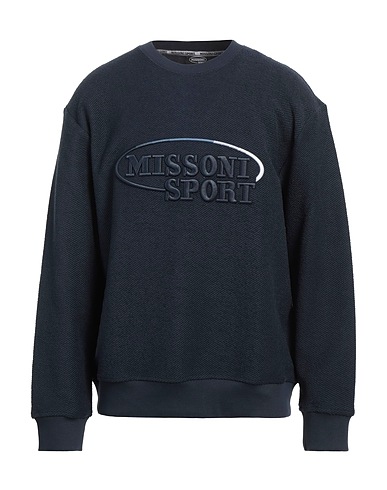 MISSONI Sweatshirt Navy blue 100% Cotton