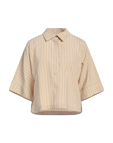 EMPATHIE Striped shirt Sand 85% Viscose, 15% Polyamide