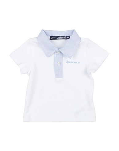 JECKERSON Polo shirt White 100% Cotton