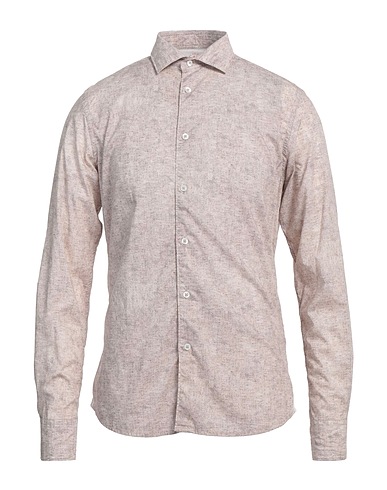 FRADI Patterned shirt Beige 100% Cotton